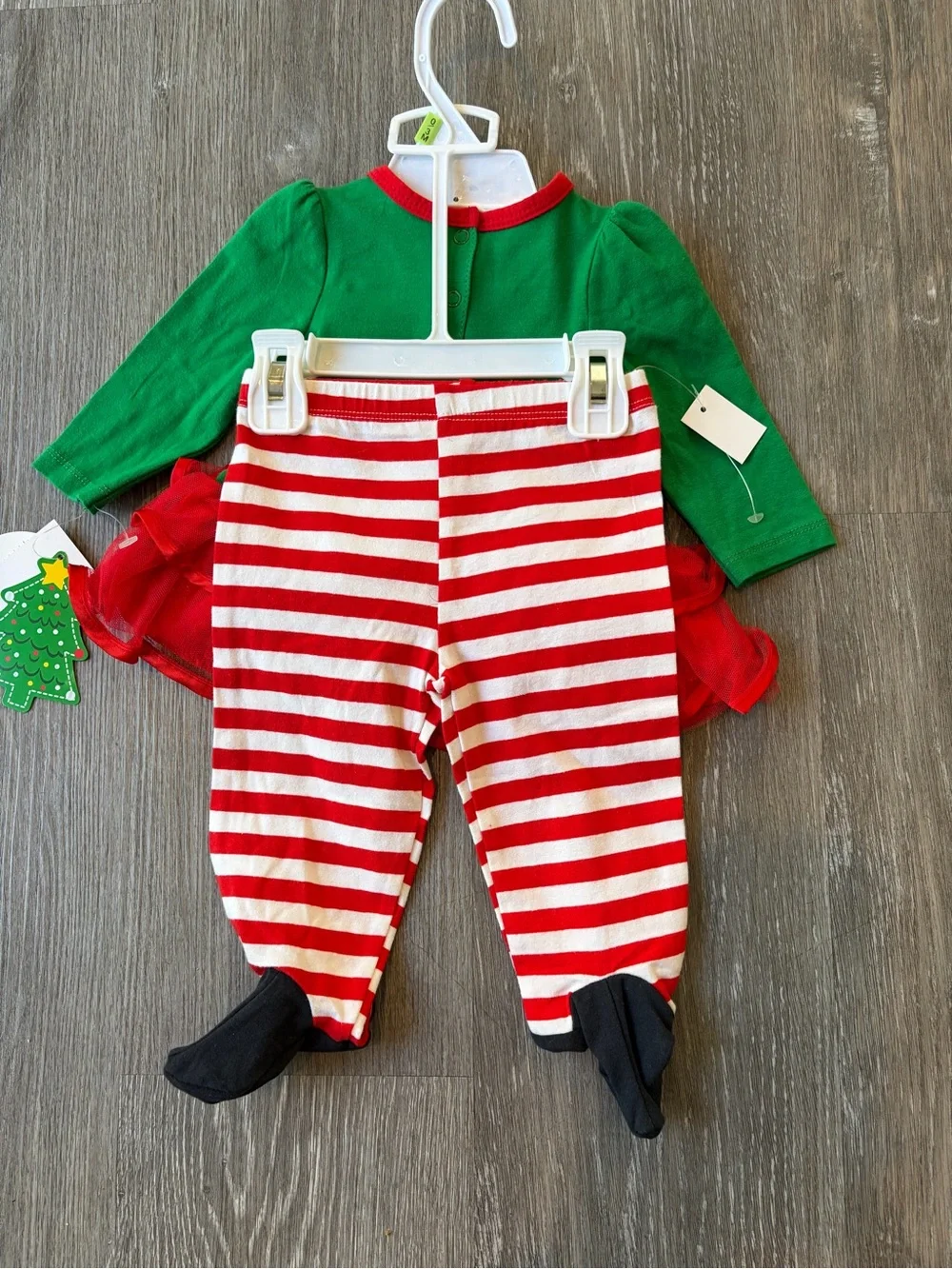 NWT Koala Kids Baby Girl Christmas Elf Outfit 0-3M